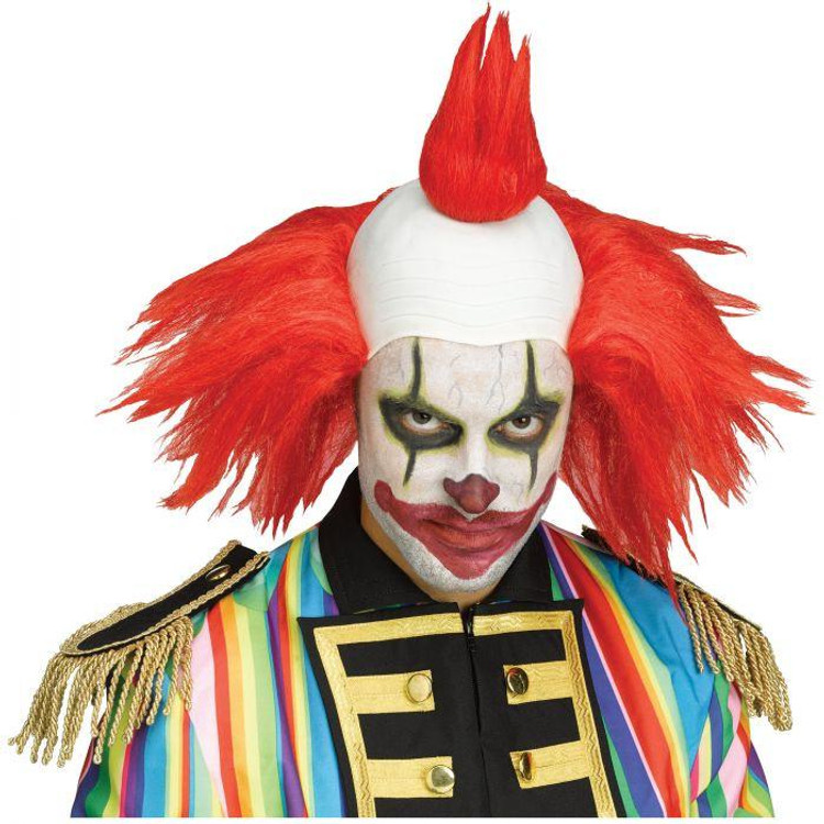 Fun World Twisted Twisty Clown Wig -Red 