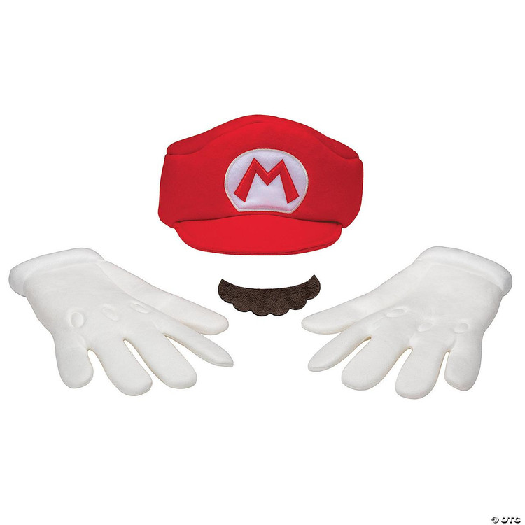 Disguise Super Mario Bros™ Adults Elevated Mario Costume Accessory Kit  Disguise Super Mario Bros™ Adults Elevated Mario Costume Accessory Kit