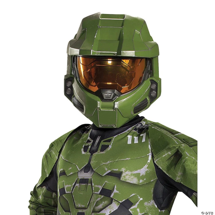 Disguise Halo Infinite Master Chief Half Mask - Child  
