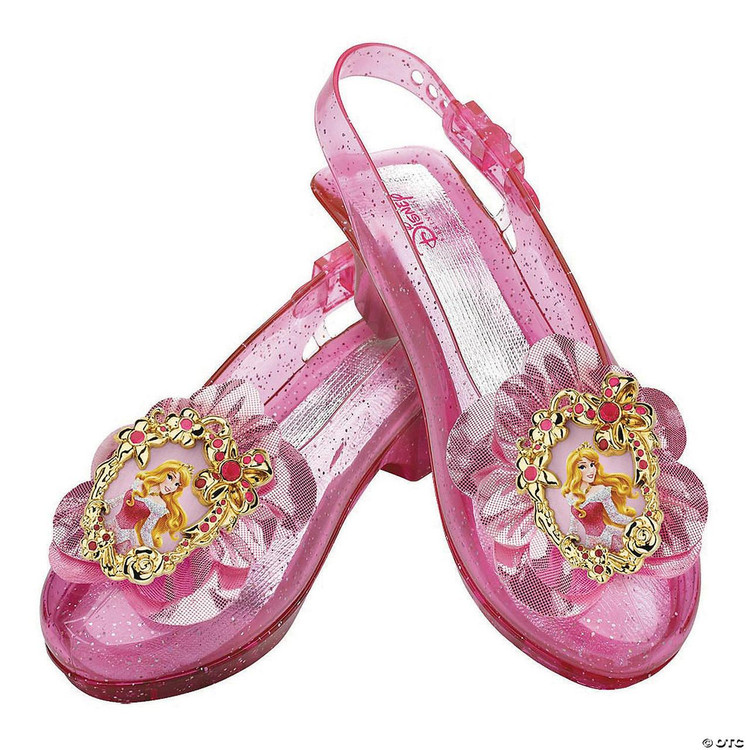 Disguise Aurora Sparkle Shoes - Child   Disguise Aurora Sparkle Shoes - Child