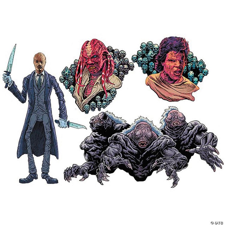 Trick or Treat Studios Clive Barker’s Nightbreed Collection 1 Cutout Wall Decorations -4 Pc.  