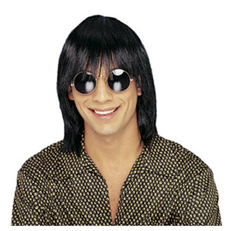 Amazon.com: Forum Novelties Men's Hippie Dude Wig-Black Party Supplies,  Standard : Clothing, Shoes & Jewelry