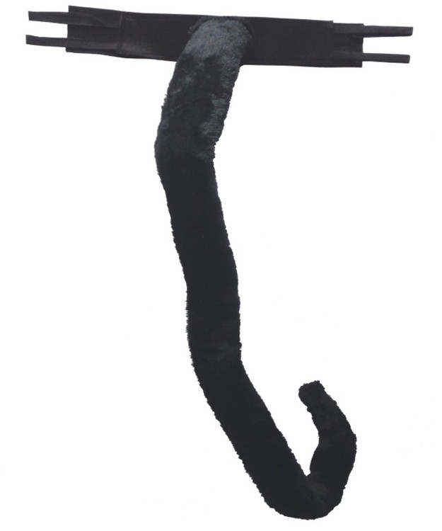 Cat Tail Fuzzy - Black