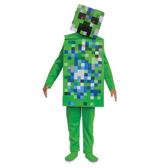 Minecraft™ Charged Creeper Jumpsuit Costume- Child 