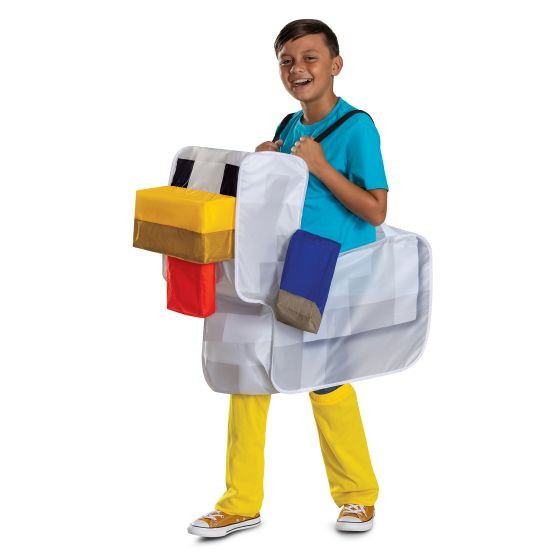 Minecraft™ Chicken Jockey Ride-On Pop-Out Costume - One Size- Child 