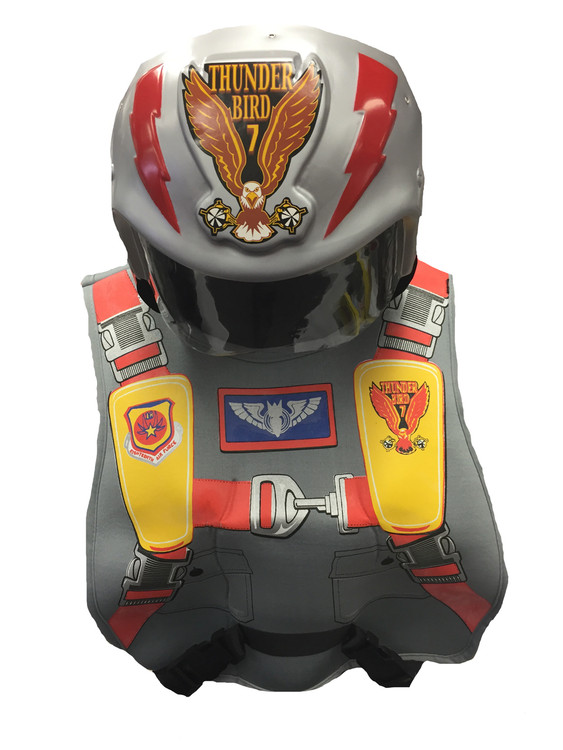 Thunder Bird 7 Air Force Pilot Child Vest & Helmet