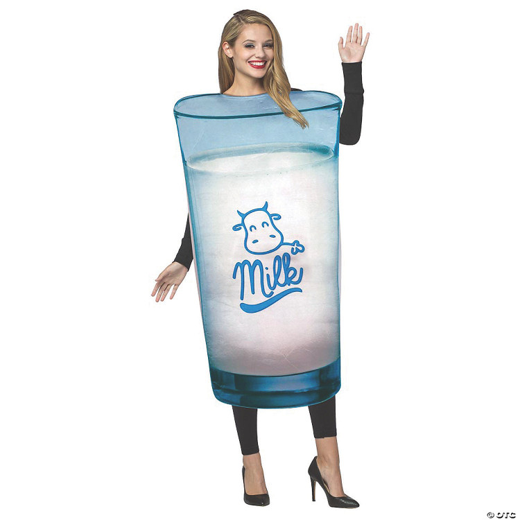 Glass of Milk Adult Costume