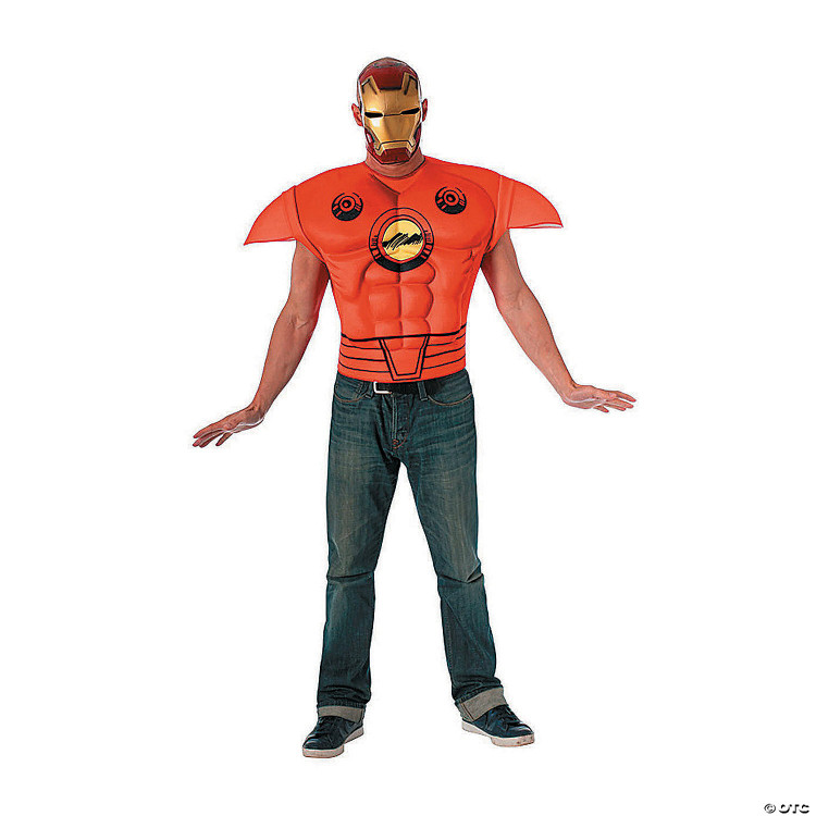 Iron Man Muscle Chest Adult Costume STD