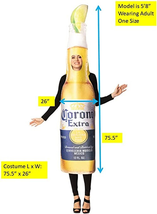 Corona Extra Bottle with Lime 