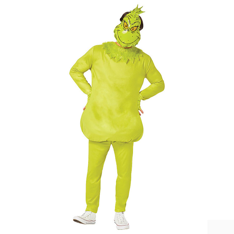The Grinch Adult Santa Open Face Costume 