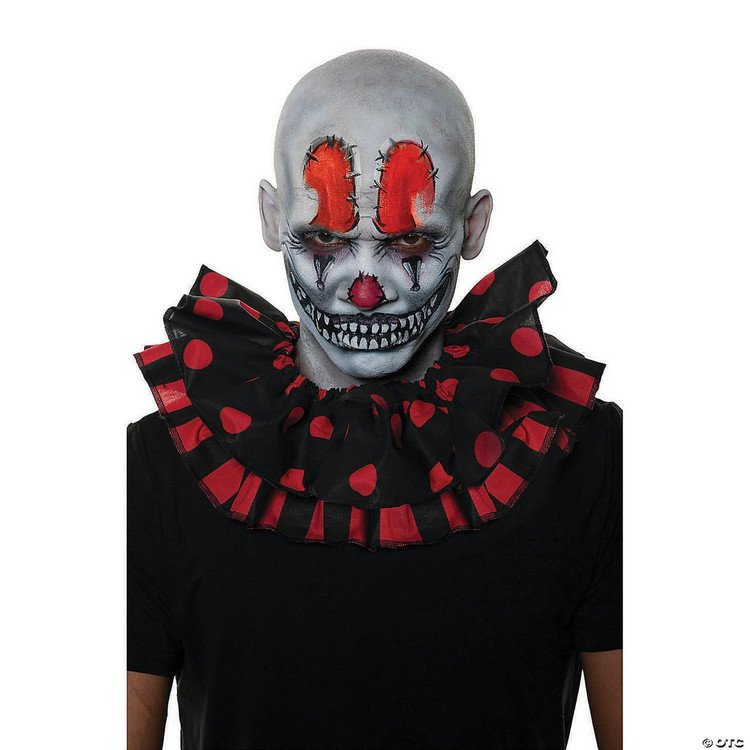 Underwraps Clown Collar - Red/Black 