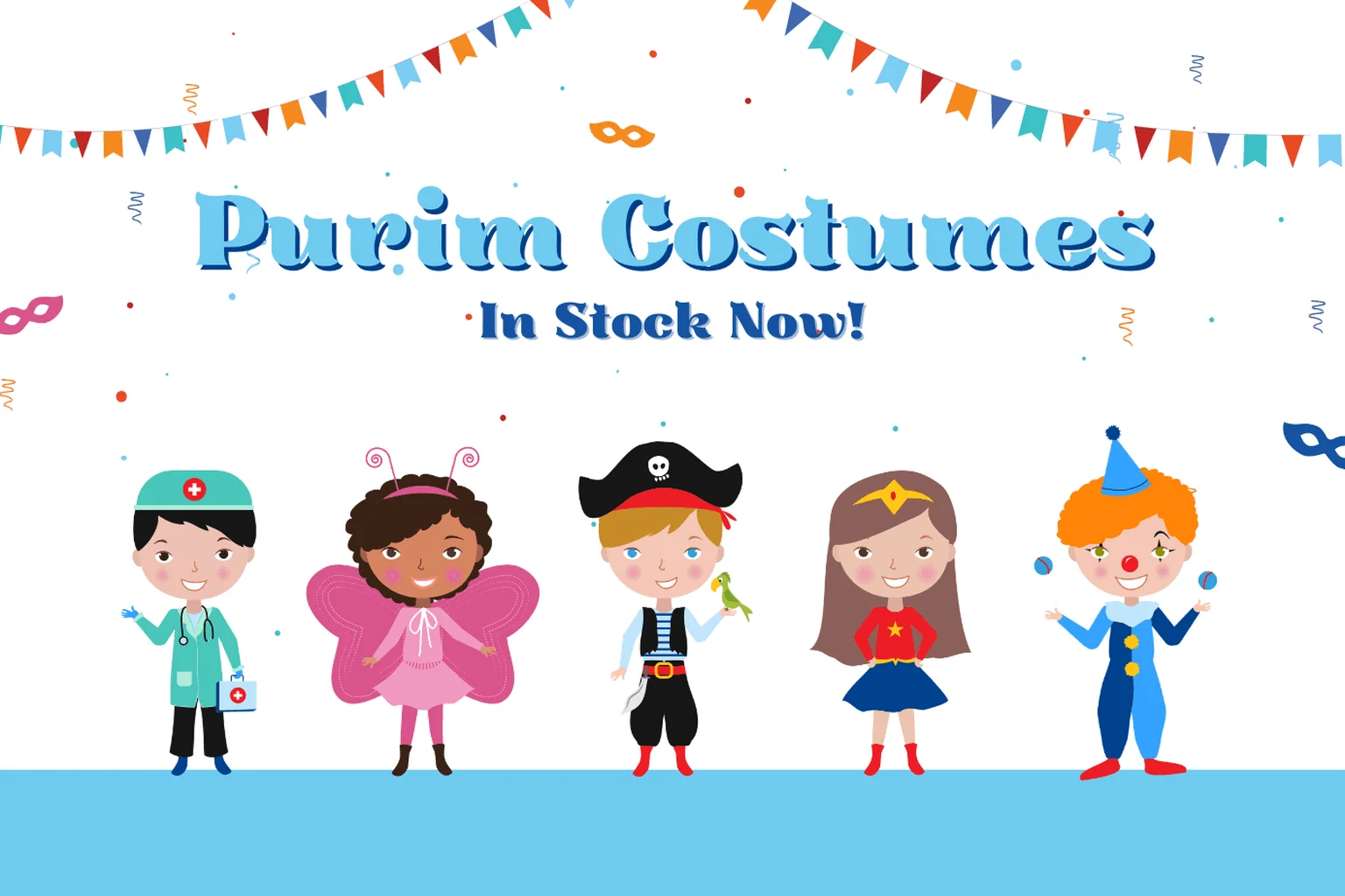 Purim Costumes now in stock