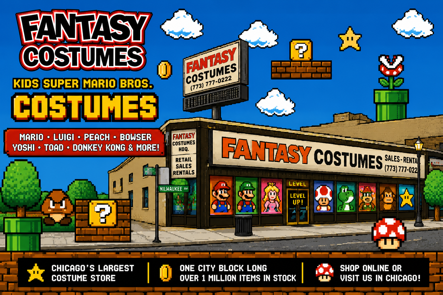 super Mario bros costumes for kids