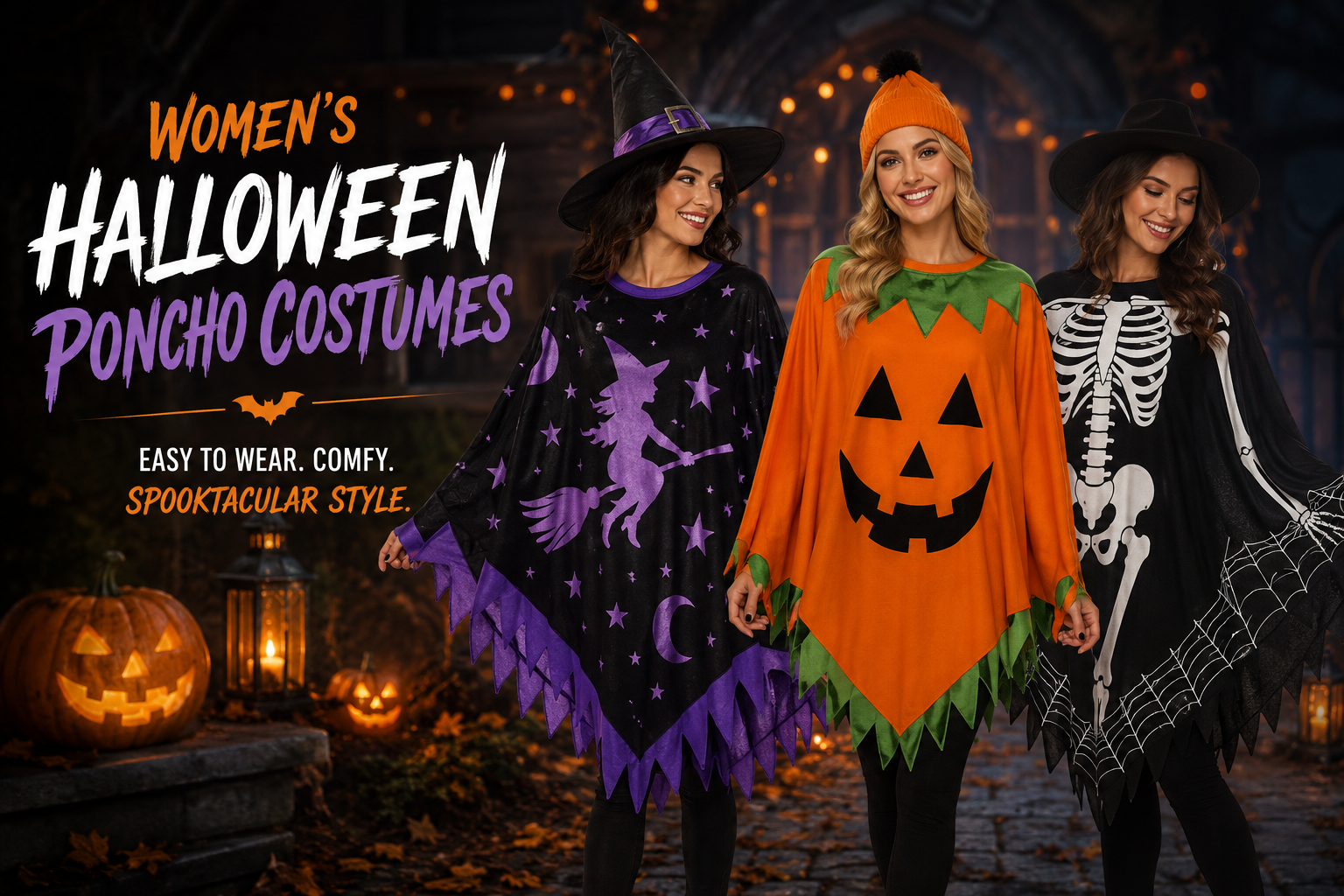 Women's Halloween Poncho Costumes