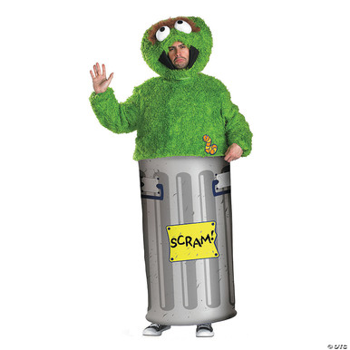 Oscar The Grouch Adult Costume | Free Shipping