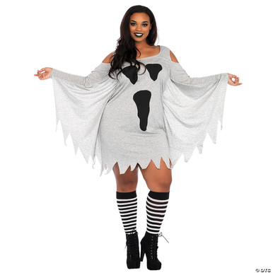 Jersey Ghost Dress | Plus Size | 1X/2X
