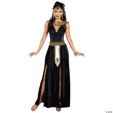 cleopatra costume gold dress Gold Cleopatra-Inspired Egyptian Costume Set