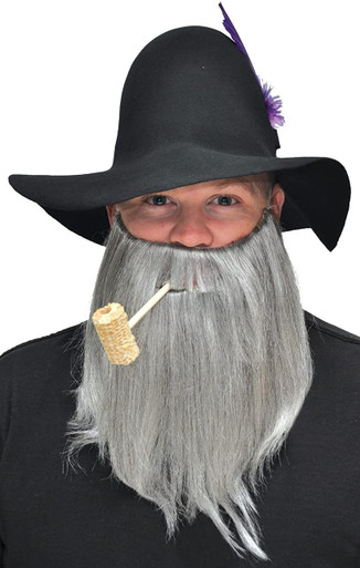 Grey Full Beard & Mustache