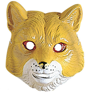 Fox Animal Mask Plastic | Free Shipping