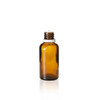 30 ml Amber Euro Bottle with white ring and OR