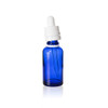 30 ml Blue Euro Bottle w/ WTECR Dropper open