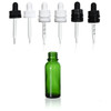 15 ml Emerald Green Euro Bottle w/ Droppers