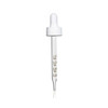 White Graduated Standard Dropper Assembly - 20-400 x 89 mm