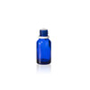 15 ml Cobalt Blue Euro Bottle w/ W ring