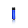 1 Dram Cobalt Blue Glass Vial with Standard Black Cap