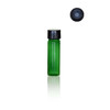 1 Dram Emerald Green Glass Vial with KPC Cap