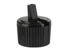 24-410 Black Polypropylene Turret Cap 24-410 Black Polypropylene Turret Cap