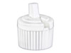 20-410 White Polypropylene Turret Cap 20-410 White Polypropylene Turret Cap