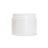 2 oz White Straight Base Double Wall Jar 58-400
