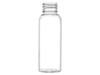 1 oz Clear PET Cosmo Round Bottle 20-410