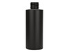 Black Plastic Cylinder Bottle
