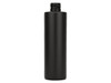 Black Plastic Cylinder Bottle