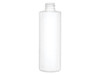 8 oz White HDPE Cylinder Bottle