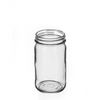 8 oz Clear Wide Mouth Glass Jar