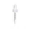 18-400 White Graduated Dropper, 66mm 18-400 White Graduated Dropper, 66mm