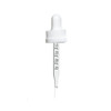 18-400 White Child Resistant Graduated Dropper, 65mm