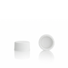 15-425 White PP Foam Lined Continuous Thread Cap
