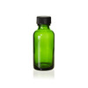 1 oz Emerald Green Glass Boston Round Bottle