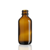 2 Ounce Amber Boston Round Bottle