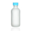 2 Ounce Frosted Boston Round Bottle w/ Cap