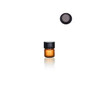 1/3 Dram Amber Glass Vial with KTEF Cap