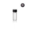 3/4 Dram Clear Glass Vial with KTEF cap