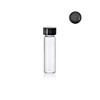 2 Dram Clear Glass Vial with FOIL Cap