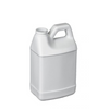 1/2 Gallon White F-Style Plastic Bottle