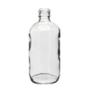 32 oz Clear Glass Boston Round Bottle