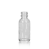 1 Ounce Clear Boston Round Bottle